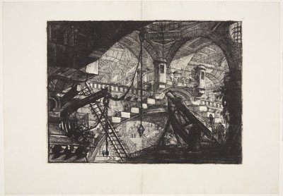القوس بزخرفة صدفية بواسطة Giovanni Battista Piranesi