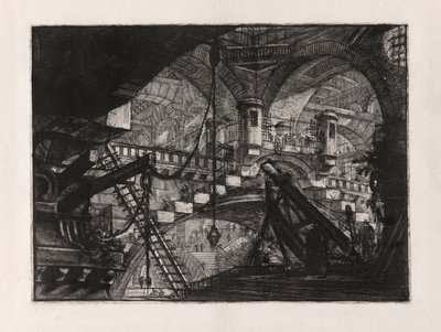 القوس ذو الزخرفة الصدفية ، اللوحة 11 من كارسري د بواسطة Giovanni-Battista Piranesi