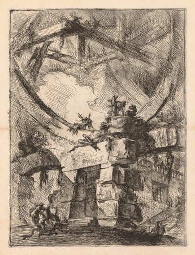 السجون: باب سجن بواسطة Giovanni-Battista Piranesi