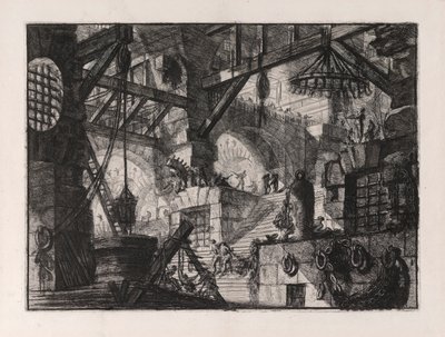 البئر ، اللوحة 13 من كارسري د بواسطة Giovanni-Battista Piranesi