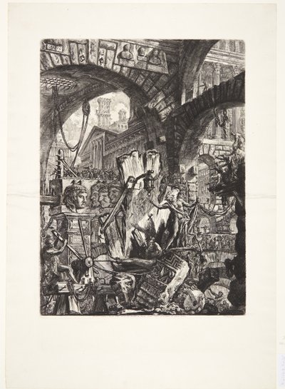 الرجل على الرف بواسطة Giovanni Battista Piranesi