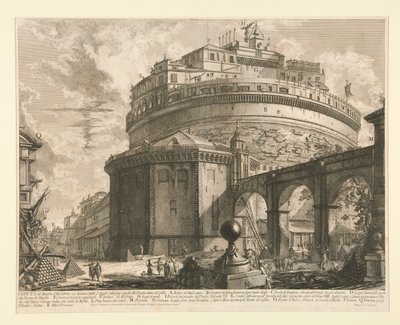منظر لضريح د بواسطة Giovanni-Battista Piranesi