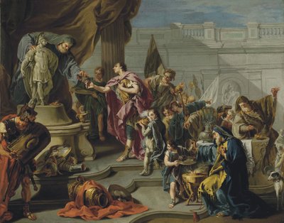 Scipio تكريم المريخ بواسطة جيوفاني باتيستا بيتوني