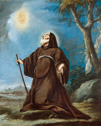 القديس فرنسيس باولا ، بقلم جيوفاني باتيستا بيتوني الأصغر (1687-1767) بواسطة جيوفاني باتيستا بيتوني