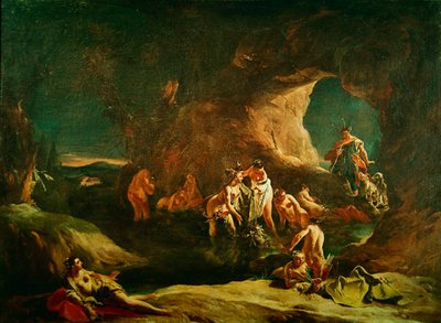 ديانا وأكتون ، 1720-21 بواسطة جيوفاني باتيستا تيبولو