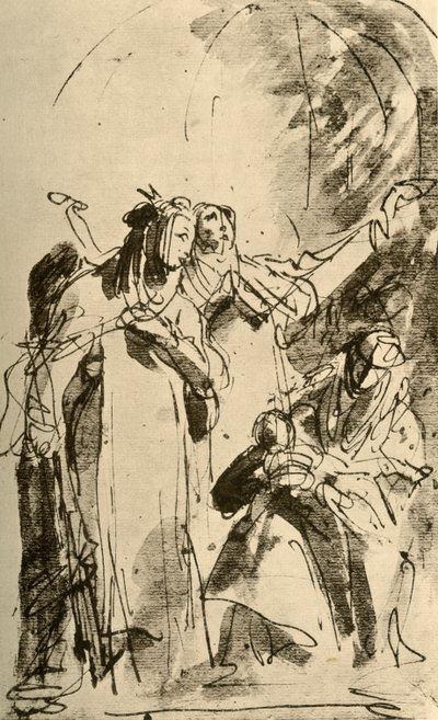 مادونا مع قديسين ، 1747-1748 ، 1928 بواسطة جيوفاني باتيستا تيبولو
