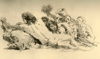 نيريدس وتريتون ، c1753-1762 ، 1928 بواسطة جيوفاني باتيستا تيبولو