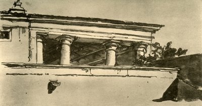 قاعة عمود فيلا ، 1757 ، 1928 بواسطة جيوفاني باتيستا تيبولو