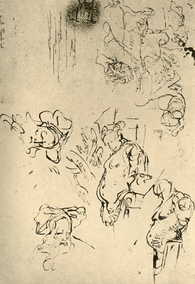 Satyr Herms and Oriental Heads ، منتصف القرن الثامن عشر ، 1928 بواسطة جيوفاني باتيستا تيبولو
