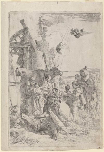 العشق من المجوس بواسطة Giovanni Battista Tiepolo