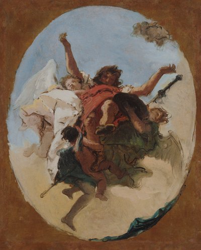 تأليه القديس روش بواسطة Giovanni-Battista Tiepolo