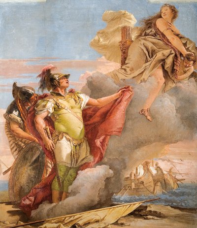 وداع فينوس إلى أينيس ، من غرفة الآينيد في القصر ، 1757 بواسطة جيوفاني باتيستا تيبولو