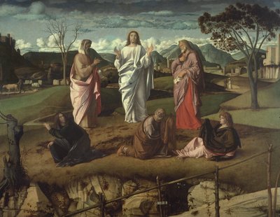 التجلي 1485 بواسطة Giovanni Bellini