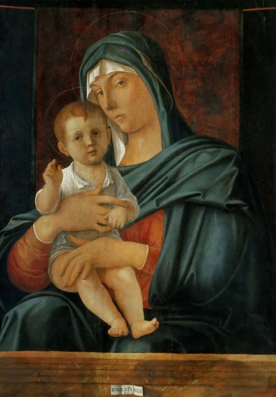 العذراء والطفل ، حوالي 1470-1475. بواسطة جيوفاني بيليني