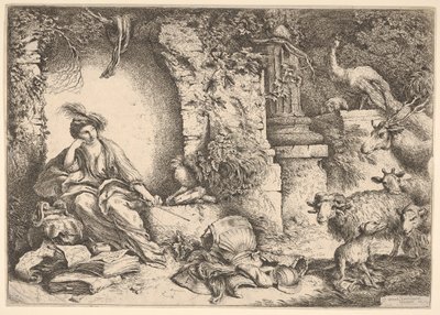 قام سيرس بتغيير رفقاء أوليسيس إلى وحوش ، 1650-1651. بواسطة جيوفاني بينيديتو كاستيجليون