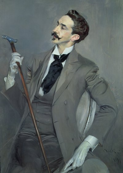 الكونت روبرت دي مونتسكيو (1855-1921) 1897 (زيت على قماش) بواسطة جيوفاني بولديني