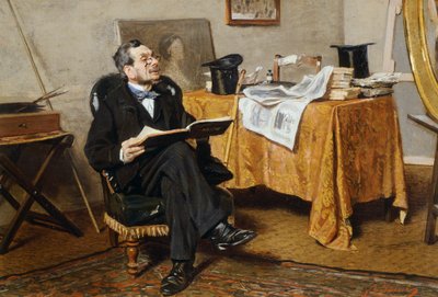 Interior with figure, by Giovanni Boldini بواسطة جيوفاني بولديني