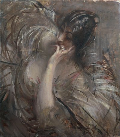 Italy, Portrait of Madame De Joss بواسطة جيوفاني بولديني