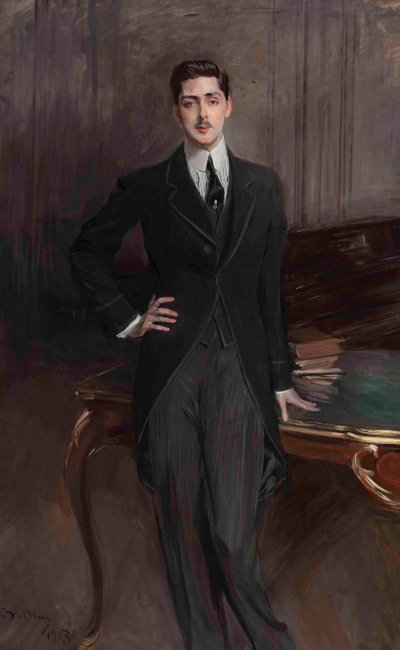 صورة للكونت سيرغي بلاتونوفيتش زوبوف 1881-1964 ، 1913. بواسطة جيوفاني بولديني