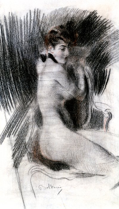 امرأة جالسة ، c1920 بواسطة جيوفاني بولديني