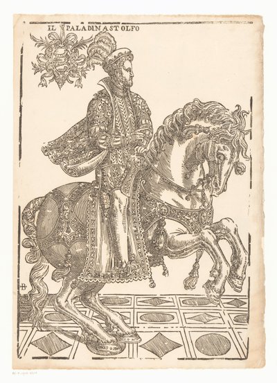Astolfo على ظهور الخيل Il Paladin Astolfo (العنوان على الكائن) بواسطة جيوفاني بريتو