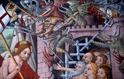 النزول إلى الجحيم ، 1492 (تفاصيل 3702448) بواسطة جيوفاني كانافيسيو