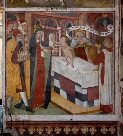 تقديم يسوع في الهيكل ، 1492 بواسطة جيوفاني كانافيسيو