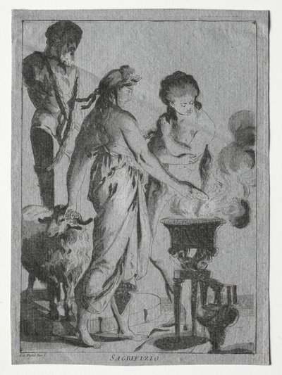 التضحية ج. 1775-1776. بواسطة جيوفاني ديفيد