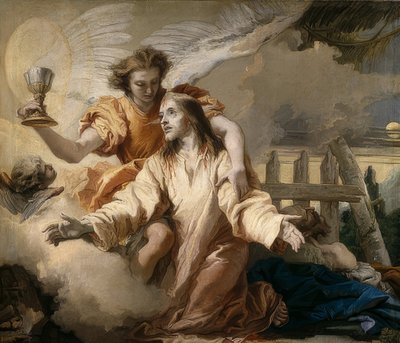 المسيح على جبل الزيتون. 1772 بواسطة جيوفاني دومينيكو تيبولو