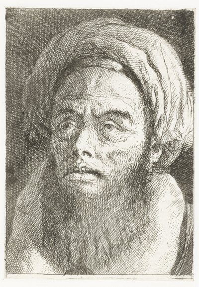رجل مع عمامة جمع الرؤوس (عنوان المسلسل) Raccolta di Teste (عنوان المسلسل) بواسطة جيوفاني دومينيكو تيبولو