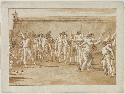 لعبة السلطانيات ، 1790. بواسطة جيوفاني دومينيكو تيبولو
