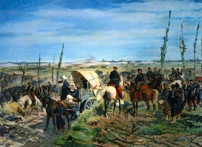 المعسكر الإيطالي بعد معركة ماجينتا (لوحة على قماش) بواسطة جيوفاني فاتوري