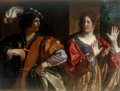 هامون وتمار بواسطة جيوفاني فرانشيسكو باربيري (Il Guercino)