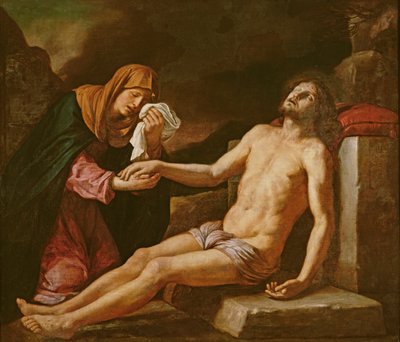 نعى يسوع من العذراء بواسطة Giovanni Francesco Barbieri
