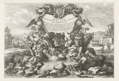 نافورة مخصصة وشعار النبالة بواسطة Livio Odescalchi Le fontane ne palazzi e ne giardini di Roma (عنوان السلسلة) نوافير في القصور وحدائق روما (عنوان السلسلة) بواسطة جيوفاني جياكومو دي روسي