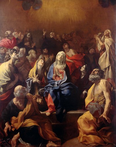 عيد العنصرة لجيوفاني لانفرانكو (1582-1647) ، زيت على قماش ، 373 × 241 سم بواسطة جيوفاني لانفرانكو