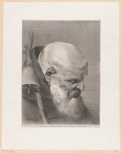 De heilige Antonius de Grote Saint Anthony of the Monks in Griente Patriarcha (العنوان على الكائن) بواسطة جيوفاني باتيستا بيازيتا