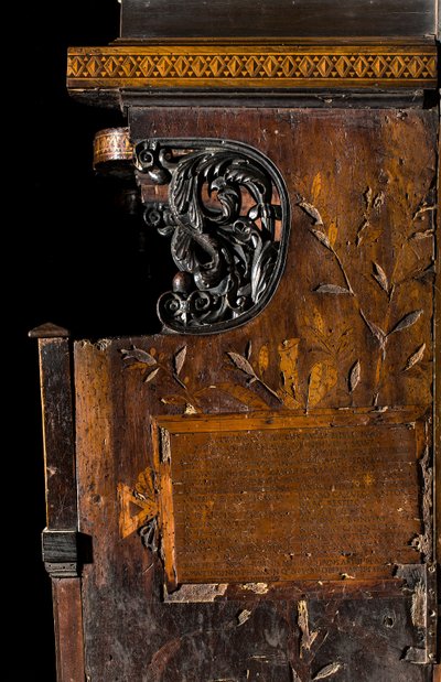 كورال Lignaean الكنسي ، مرصع بواسطة Giovanni Maria Platina 1484 ، البطانة الجانبية اليمنى بواسطة جيوفاني ماريا بلاتينا