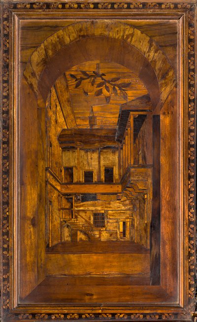 كورال Lignaean الكنسي ، مرصع بواسطة Giovanni Maria Platina 1484 ، Superior Stall بواسطة جيوفاني ماريا بلاتينا