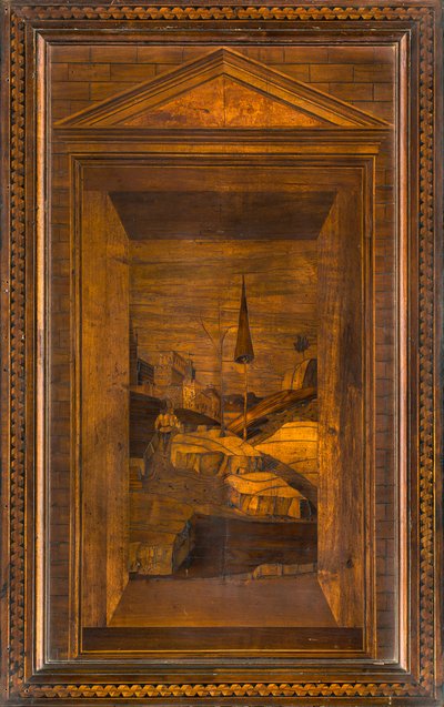كورال Lignaean الكنسي ، مرصع بواسطة Giovanni Maria Platina 1484 ، Superior Stall بواسطة جيوفاني ماريا بلاتينا
