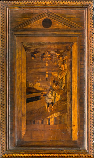 كورال Lignaean الكنسي ، مرصع بواسطة Giovanni Maria Platina 1484 ، Superior Stall بواسطة جيوفاني ماريا بلاتينا