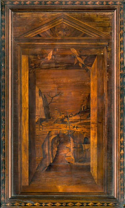 كورال Lignaean الكنسي ، مرصع بواسطة Giovanni Maria Platina 1484 ، Superior Stall بواسطة جيوفاني ماريا بلاتينا