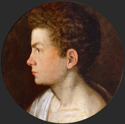 Mannerism: Self-Portrait par Lomazzo ، جيوفاني باولو (1538-1600) ، ج. 1560. زيت على خشب ، د 39. متحف تاريخ الفن ، فيين بواسطة جيوفاني باولو لومازو