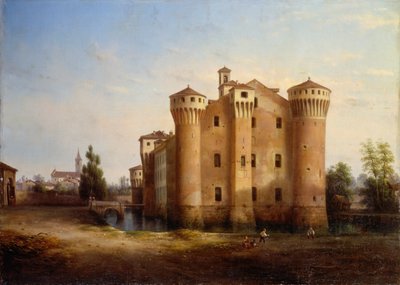 قلعة Sforzesco في Valeggio Nomellina بواسطة جيوفاني رينيكا