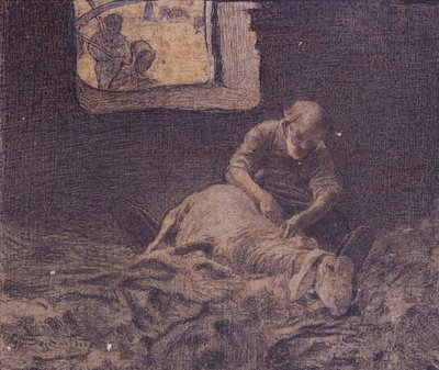 مقص الأغنام بواسطة Giovanni Segantini