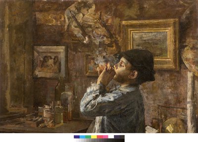 أنا رسام أو ديلتانت أو استوديو الرسام 1885 بواسطة جيوفاني سوتوكورنولا
