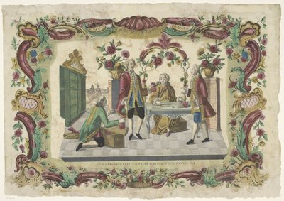 De Verloren Zoon vraagt ​​zijn vader om zijn erfdeel يسأل الابن الضال والده عن جزء من مادته (العنوان على الشيء) بواسطة عائلة Remondini