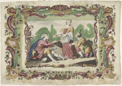 إطعام الجياع ثانيًا. opus misericordiae corporalis / La segunda obra de misericordia corporale (العنوان على الكائن) أعمال الرحمة (عنوان المسلسل) بواسطة عائلة Remondini