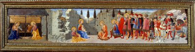 ميلاد المجوس وعشقهم. رسم جيوفاني دي فرانشيسكو (1412-1459) إي سي. إيتال بواسطة Giovanni di Francesco del Cervelliera