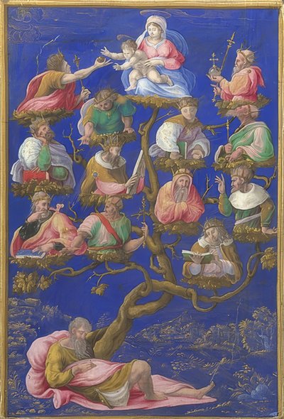 شجرة جيسي. حوالي 1535 بواسطة Girolamo Genga